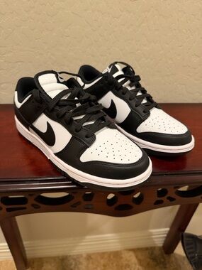 Nike Dunk Low Retro Black/White Panda  Women's SZ 7.5 NWOB